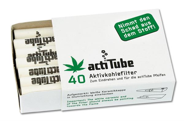 actiTube Uhlíkové filtre, balenie 40 ks