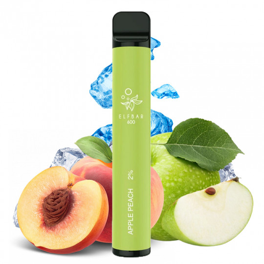 Jednorázová E-cigareta – ELFBAR – 600 PUFF – 2% – Apple Peach